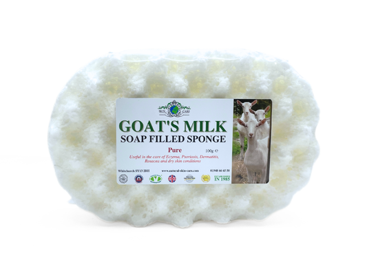 Goats Milk Pure Soap Sponge