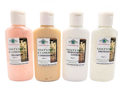 Goats Milk Shower Essentials Travel Set