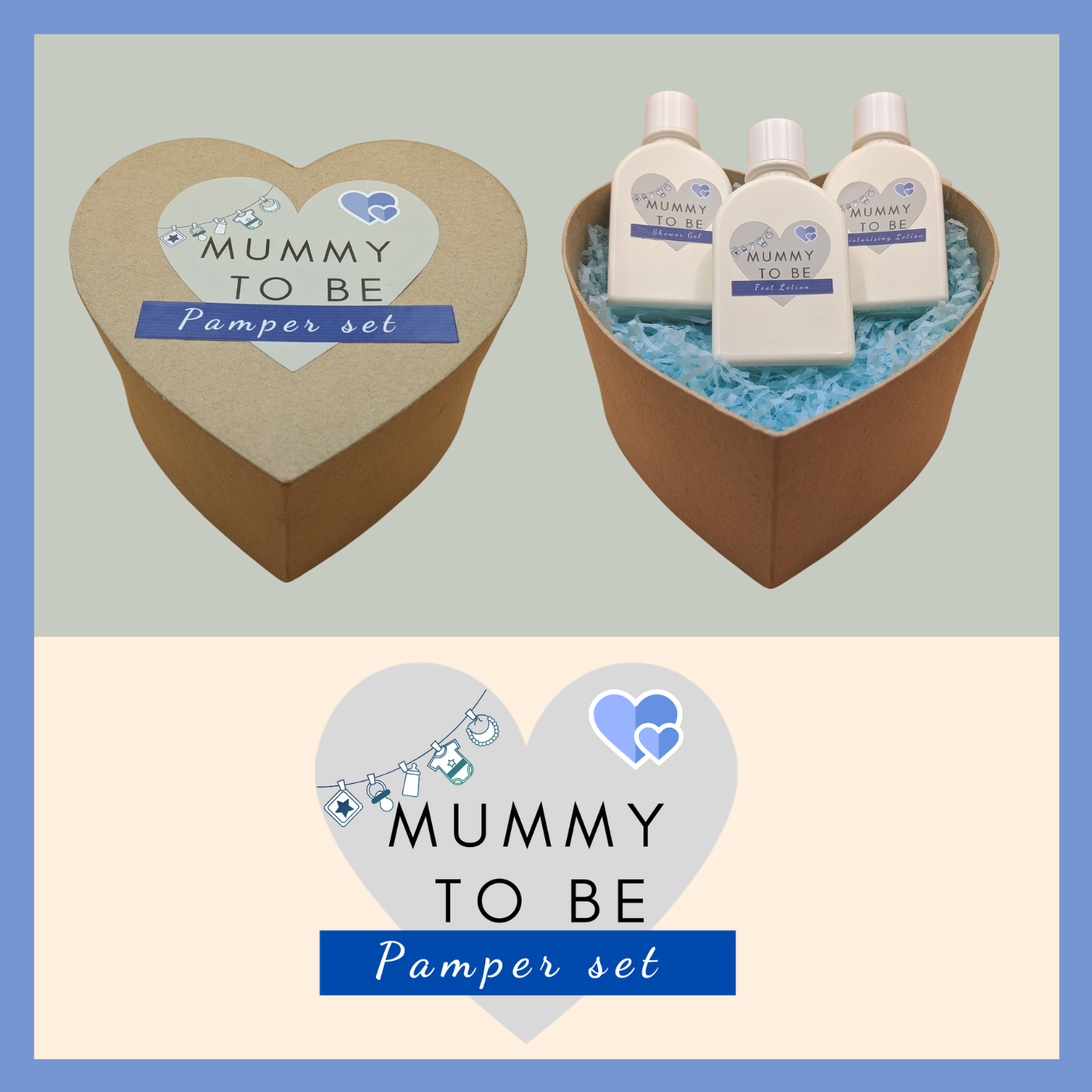 Mummy to be Pampering Gift Set (Blue) Mother's Day Gift