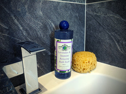 Lavender & Jasmine Bath Soak AND Lavender Bath Salts