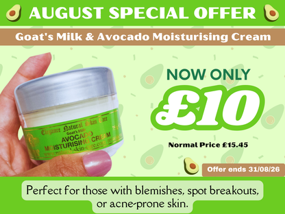 Avocado Moisturising Cream - August Special Offer