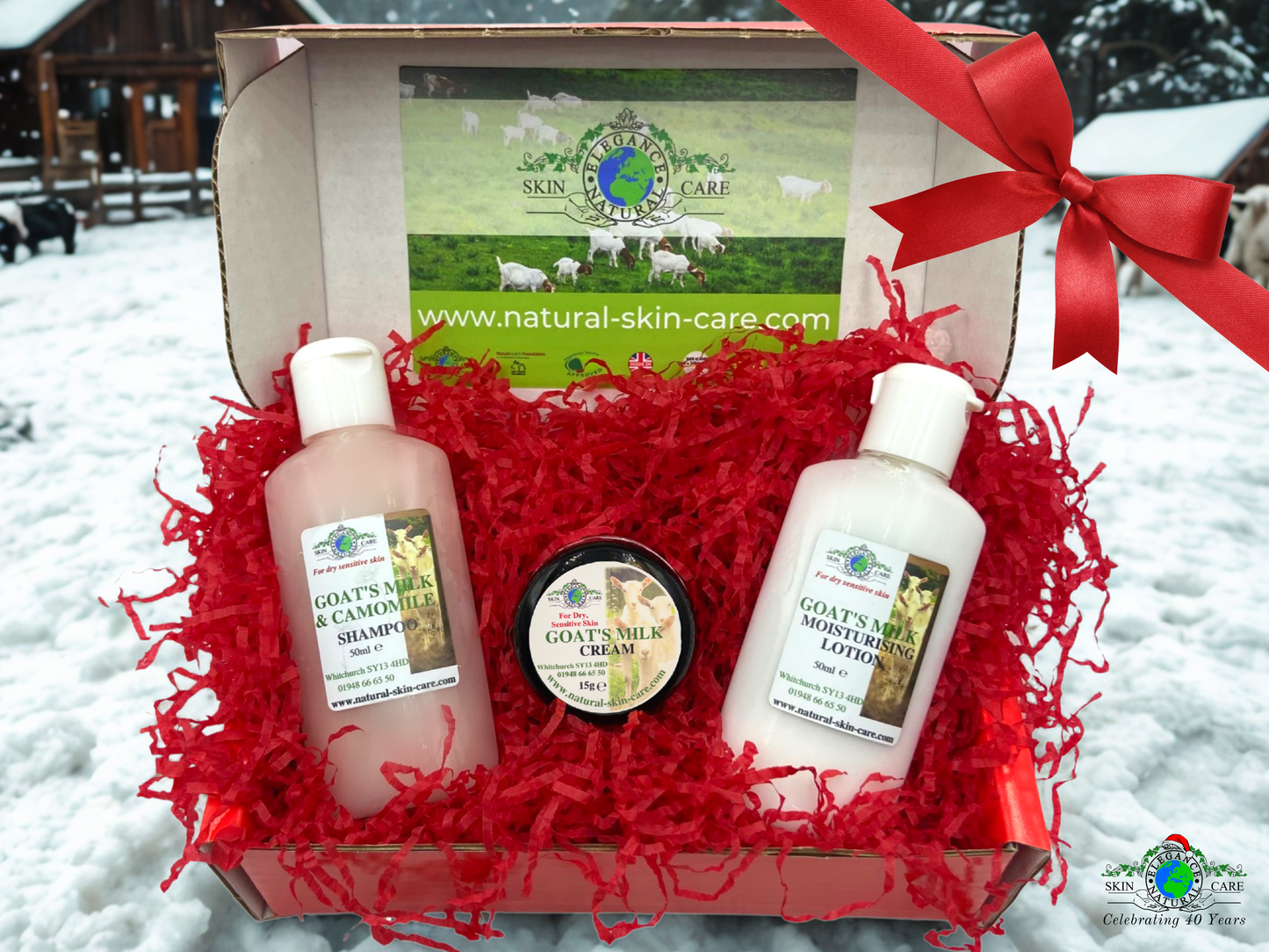 Goats Milk Red Gift Box