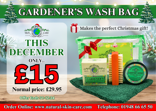 December Special Offer: Famous Gardeners Wash Bag