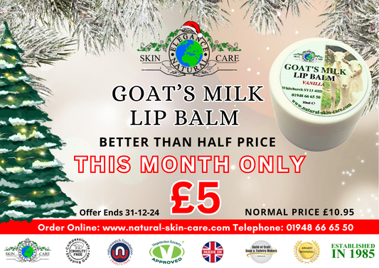 December Special Offer: Goats Milk Lip Balm