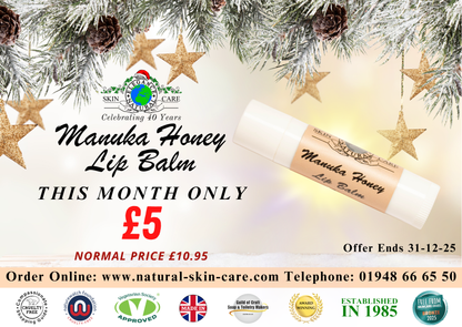 December Special Offer: Manuka Honey Lip Balm
