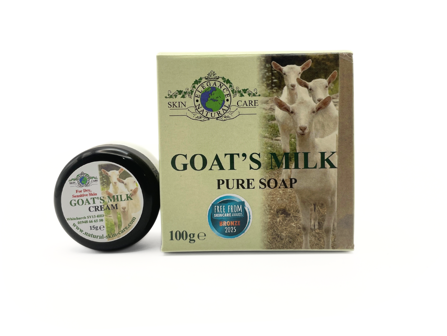 Goats Milk Pure Soap Gift Set Gift Heart