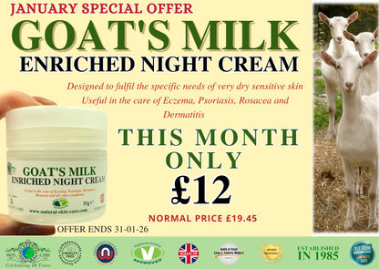 January Special Offer: Goats Milk Enriched Night Cream