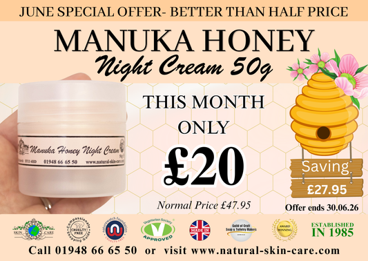Manuka Honey Night Cream- June Special Offer