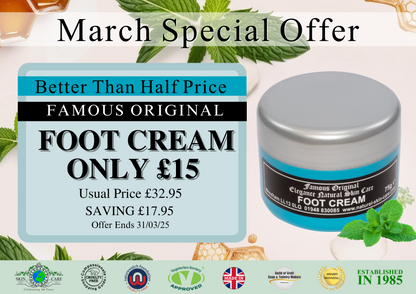 March Special Offer: Famous Original Foot Cream