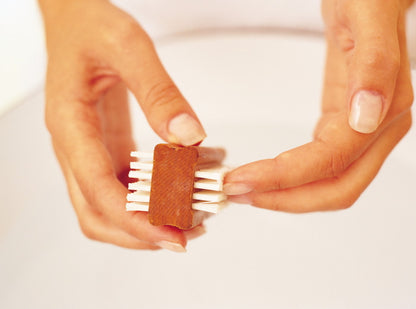 Double Sided Wooden Nail Brush