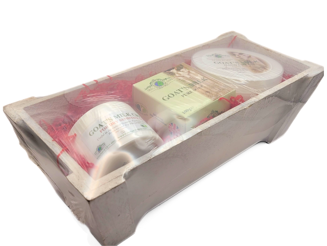 Goats Milk Gift Trough Set