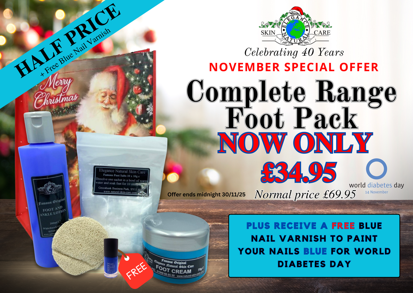 November Special Offer: Complete Foot Care Range Pack
