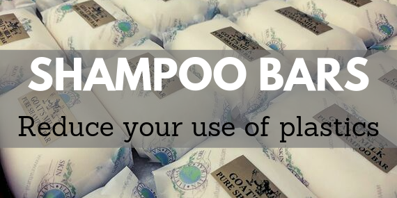 Reduce your use of plastic with shampoo bars